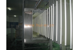 Luminaire powder production line